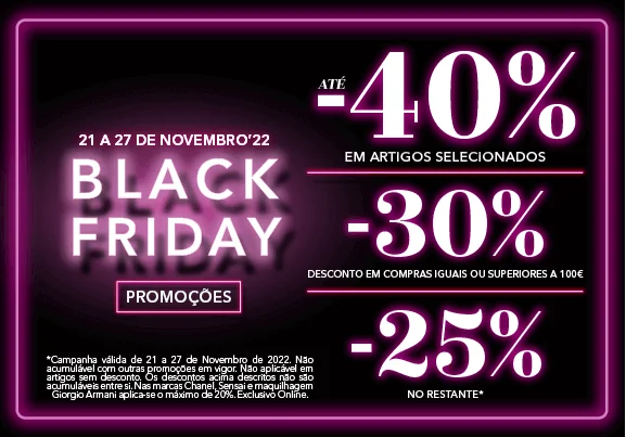 Campanha de Black Friday: Descontos gradativos