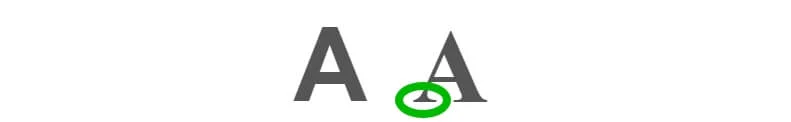 Como identificar a serifa