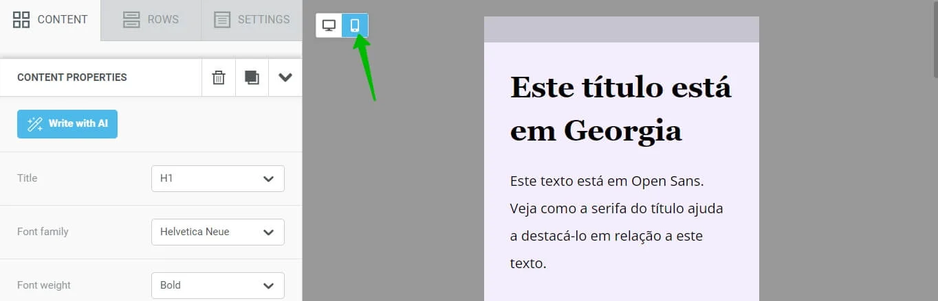 Como pré-visualizar o e-mail no modo web.