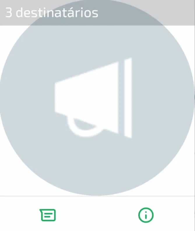 Captura de tela do WhatsApp.