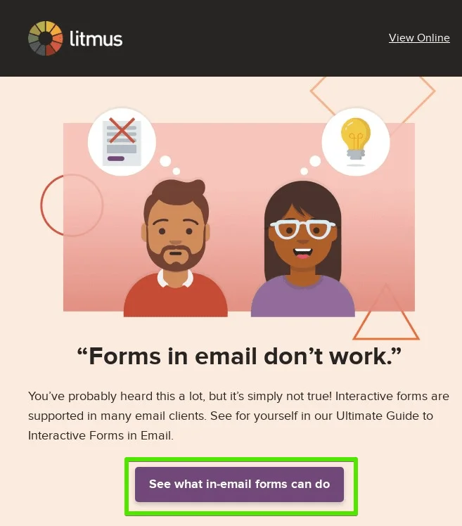 Well, what can they do? Can’t help clicking on the button.