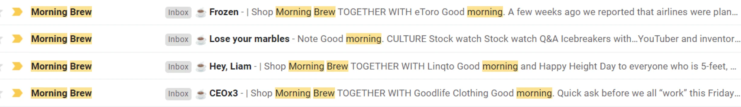 vague subject lines