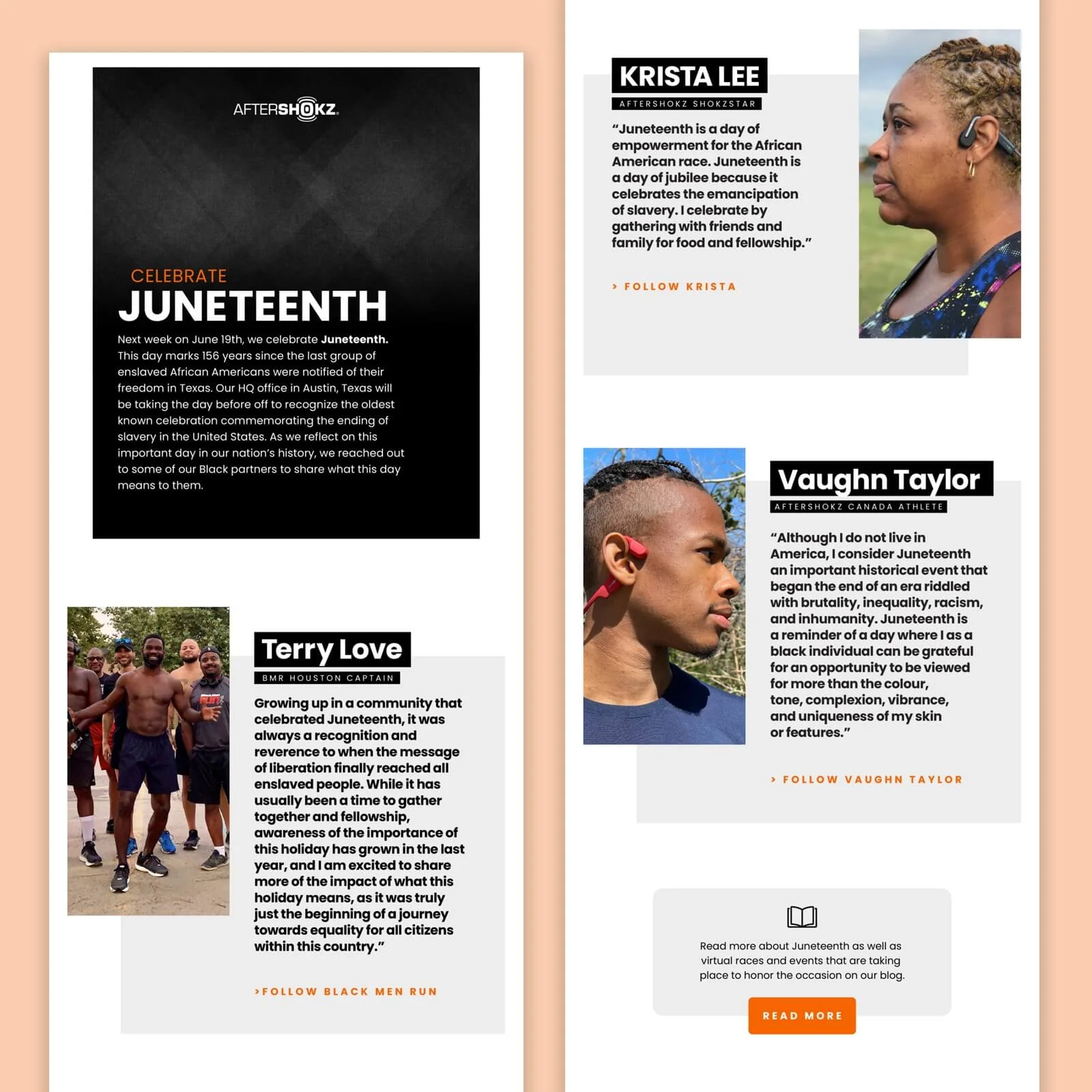Juneteenth email example