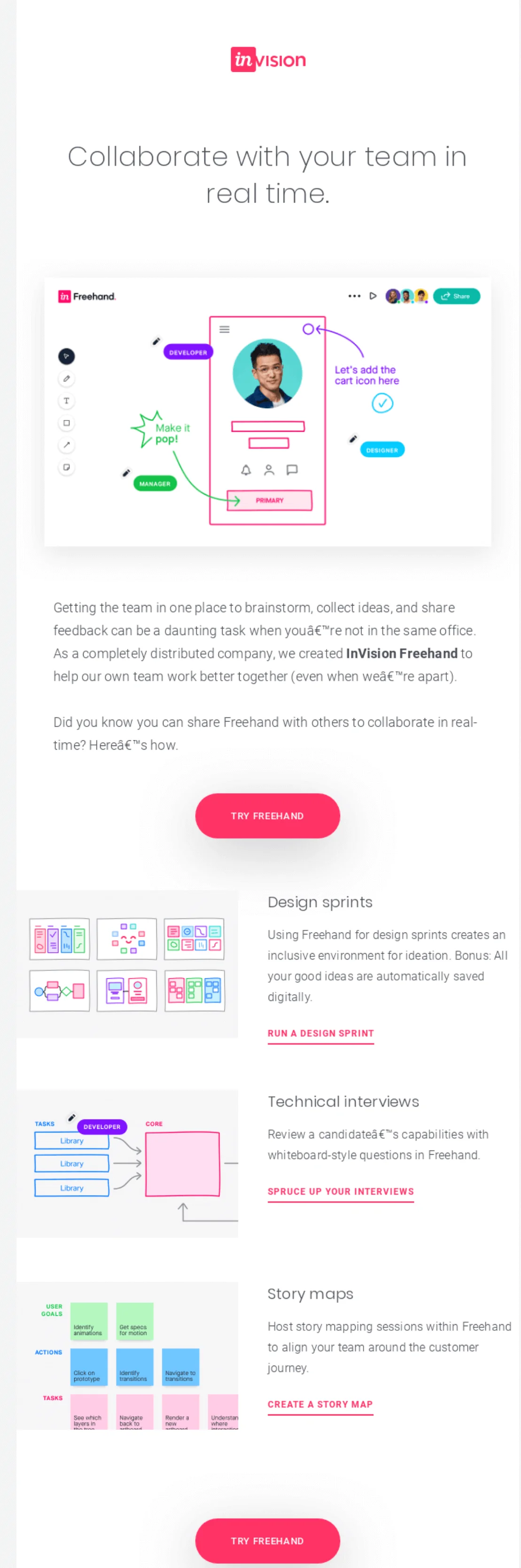 Email from InVision