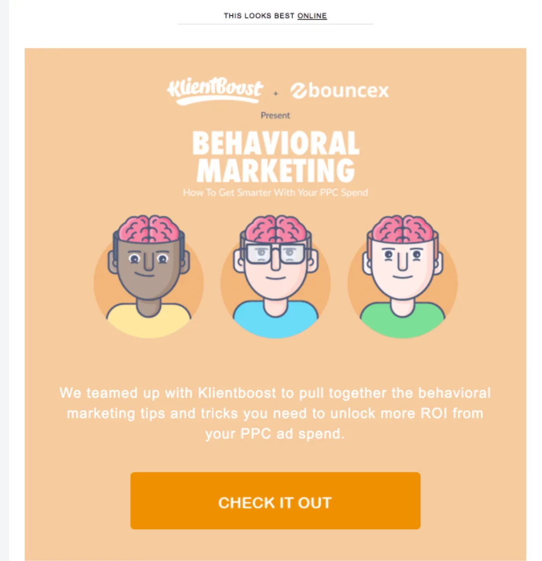 Email from KlientBoost