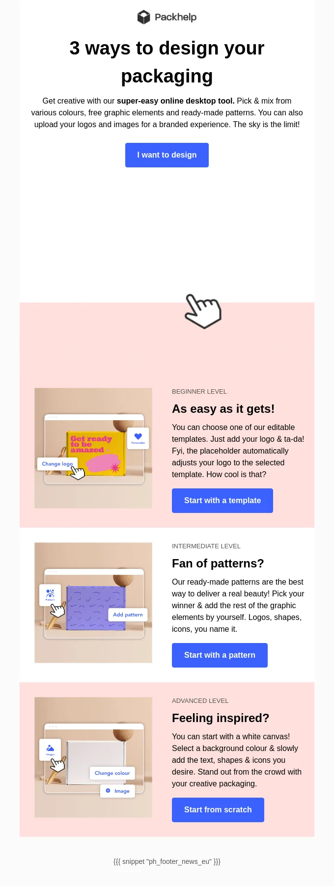 Email from Packhelp