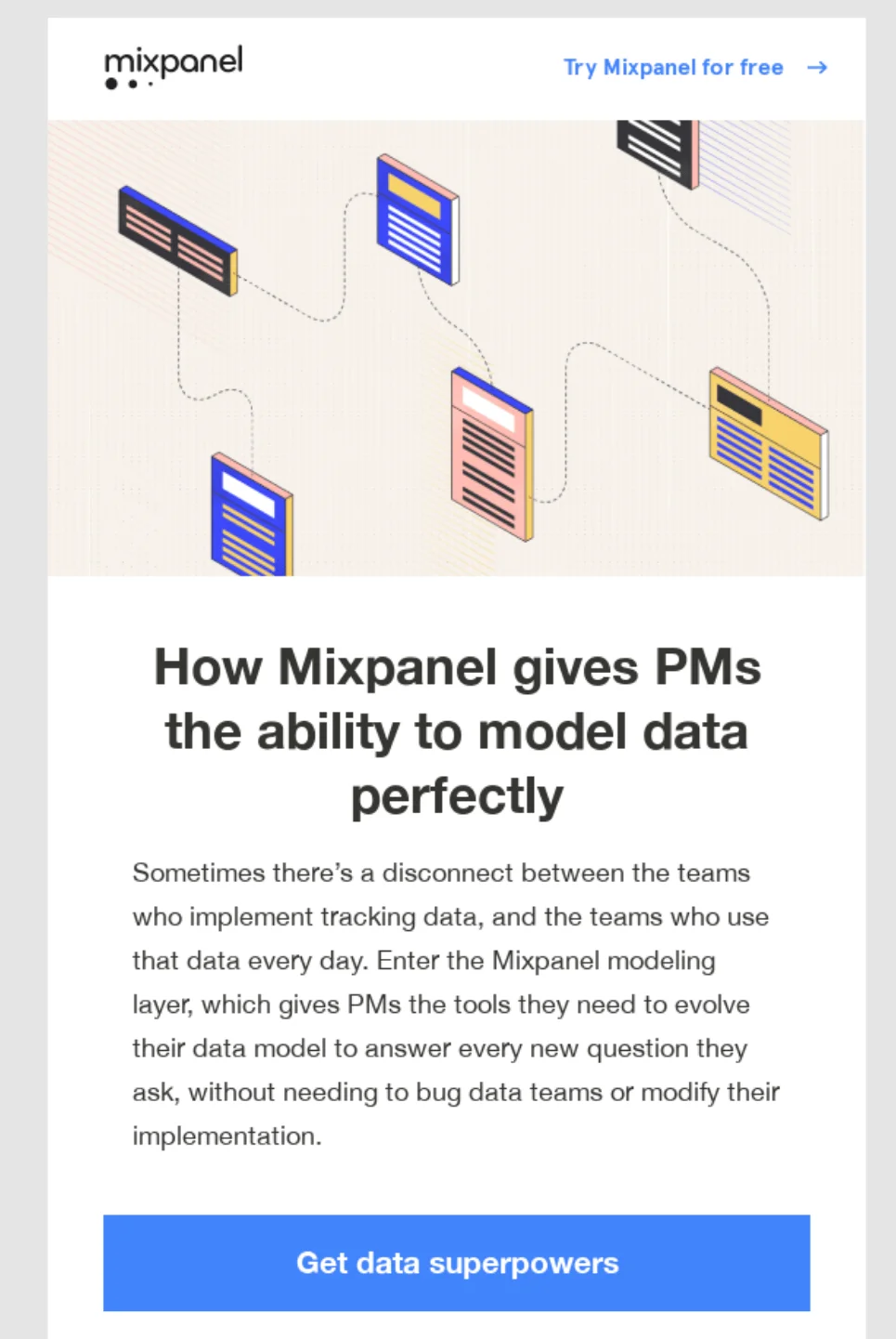 Call to Action from Mixpanel