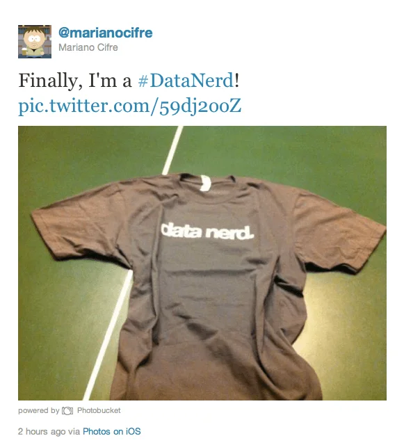 New Relic’s promo T-shirt