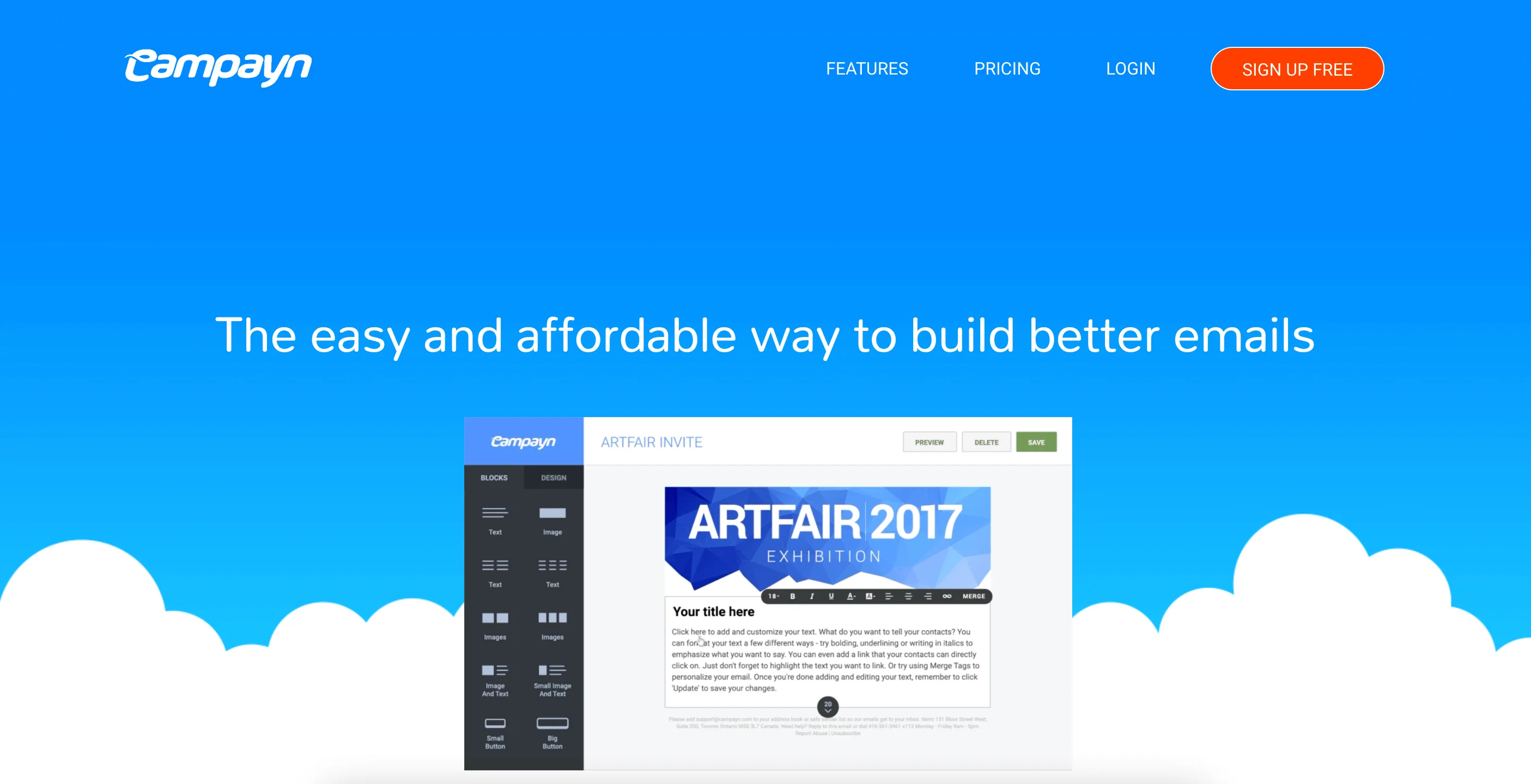 Campayn’s main page