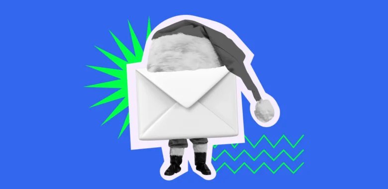 A cover for an article on writing an effective Happy New Year email