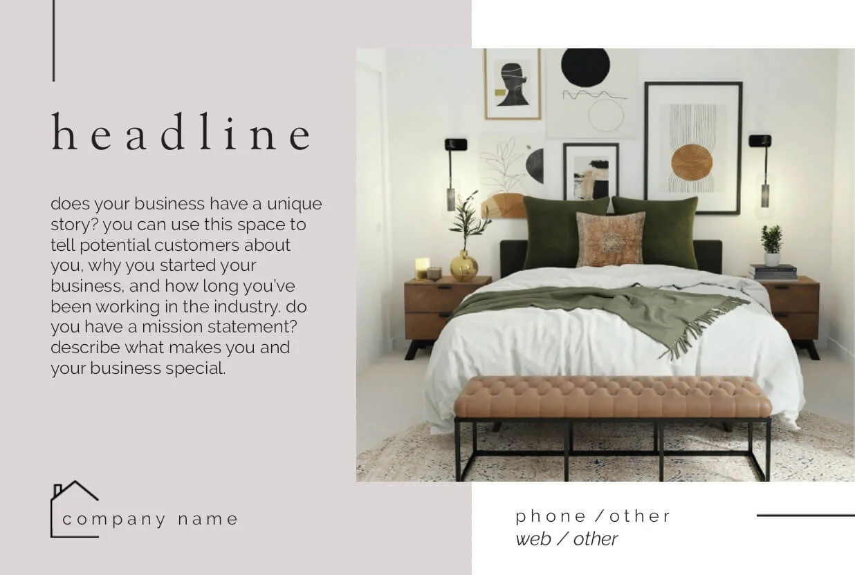 Postcard design template by VistaPrint