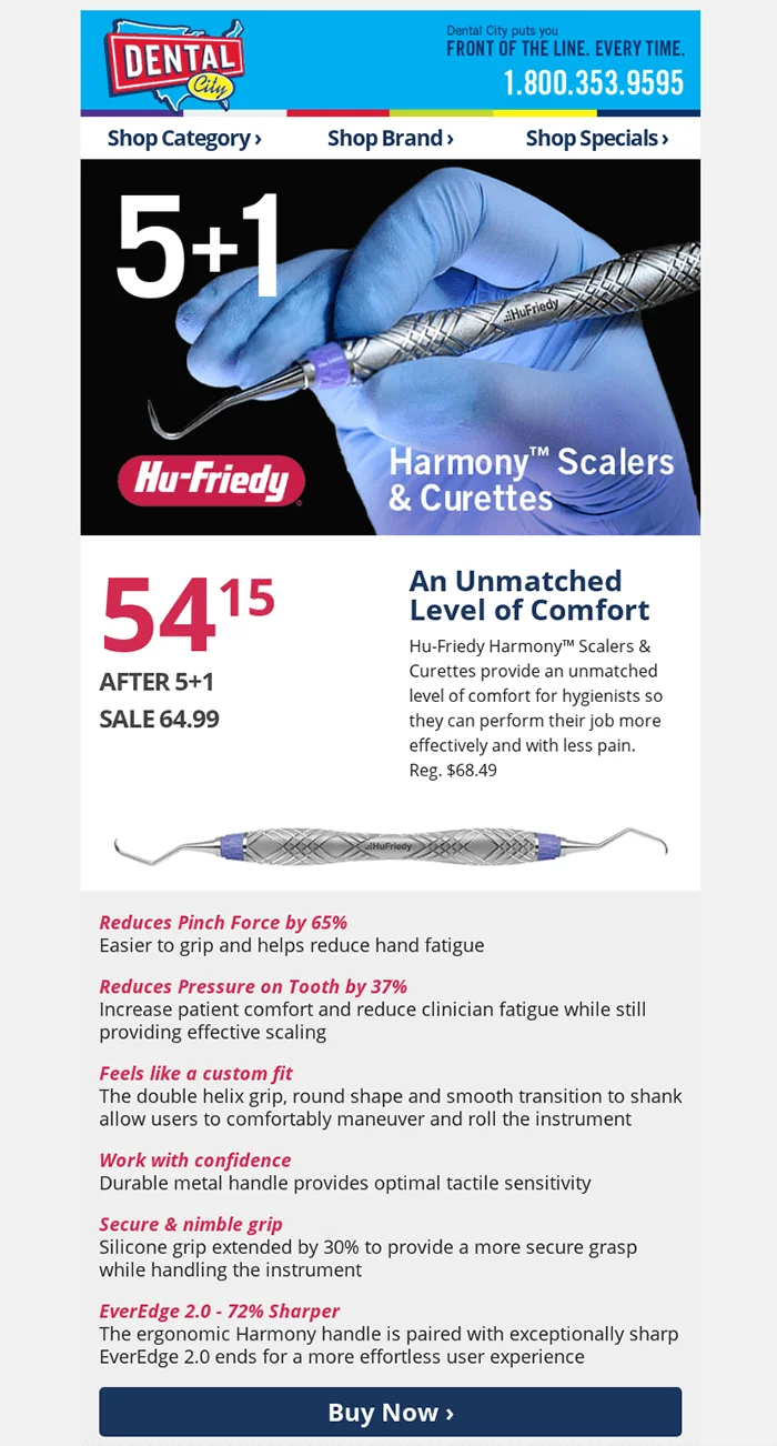 B2B dental newsletter from Dental City