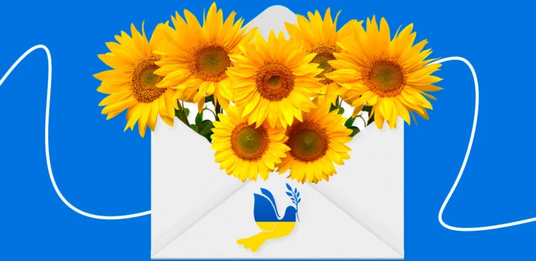 Brands support Ukraine emails