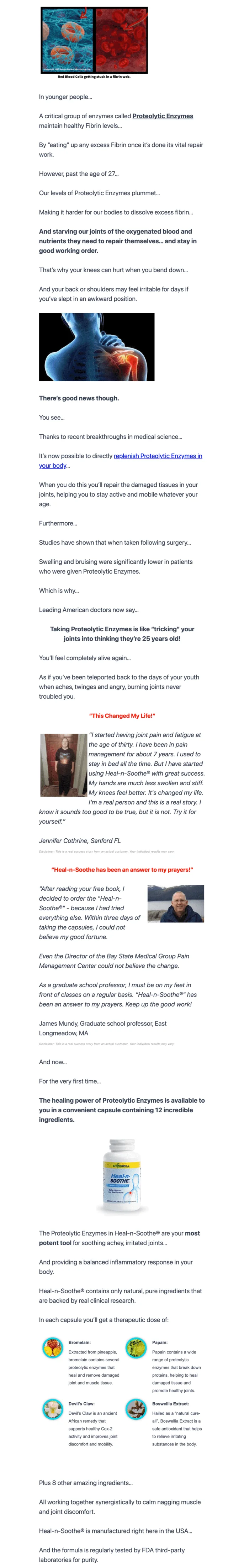 A long email example
