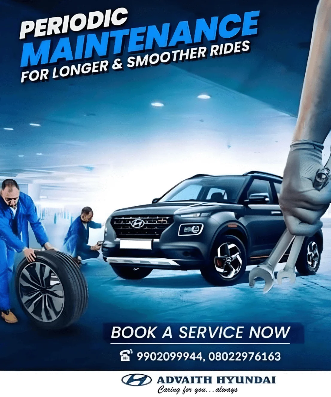 A flyer from a Hyundai dealership with a clear call to action
