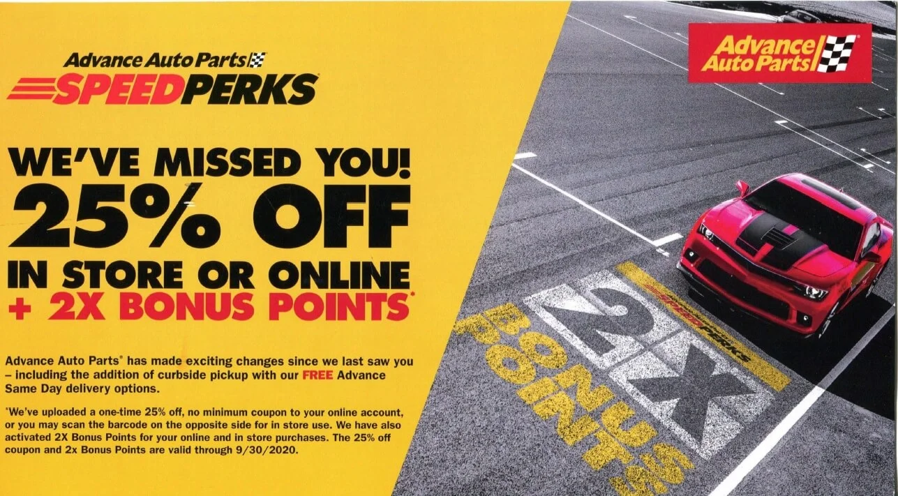 A promotional flyer containing a 25% discount