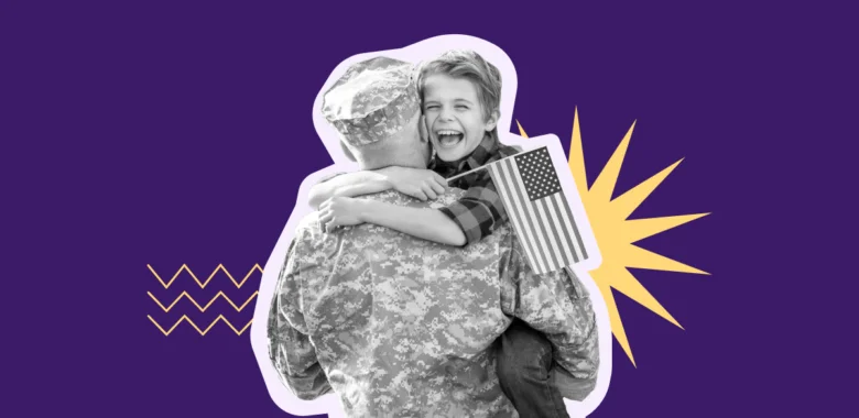 A cover image for a guide on how to write a Veterans Day email