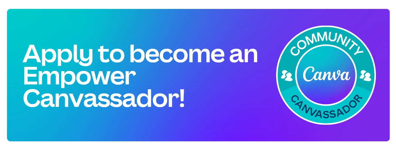 Canva rolled out a new affiliate program - called the Empower Canvassador program.