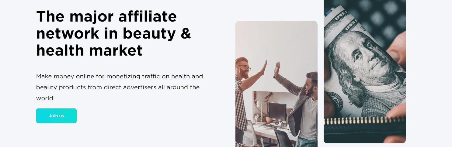 Dr. Cash offers a way to monetize your traffic by partnering with health and beauty businesses