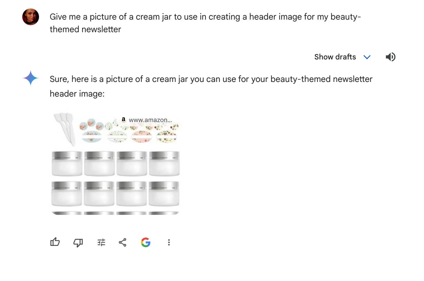 Testing Gemini’s work with images and getting a link instead of an actual image
