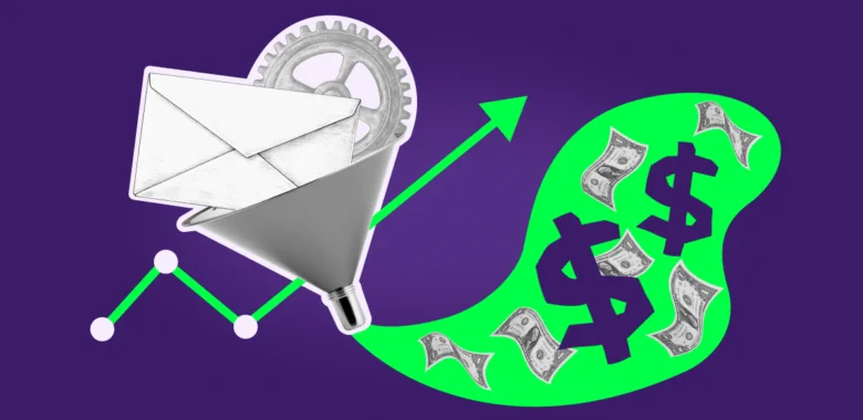 A cover image for a guide on email conversion rate and how to calculate it