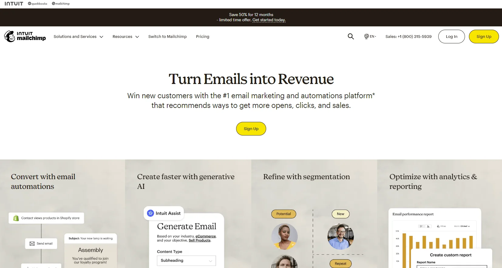 Mailchimp email marketing platform