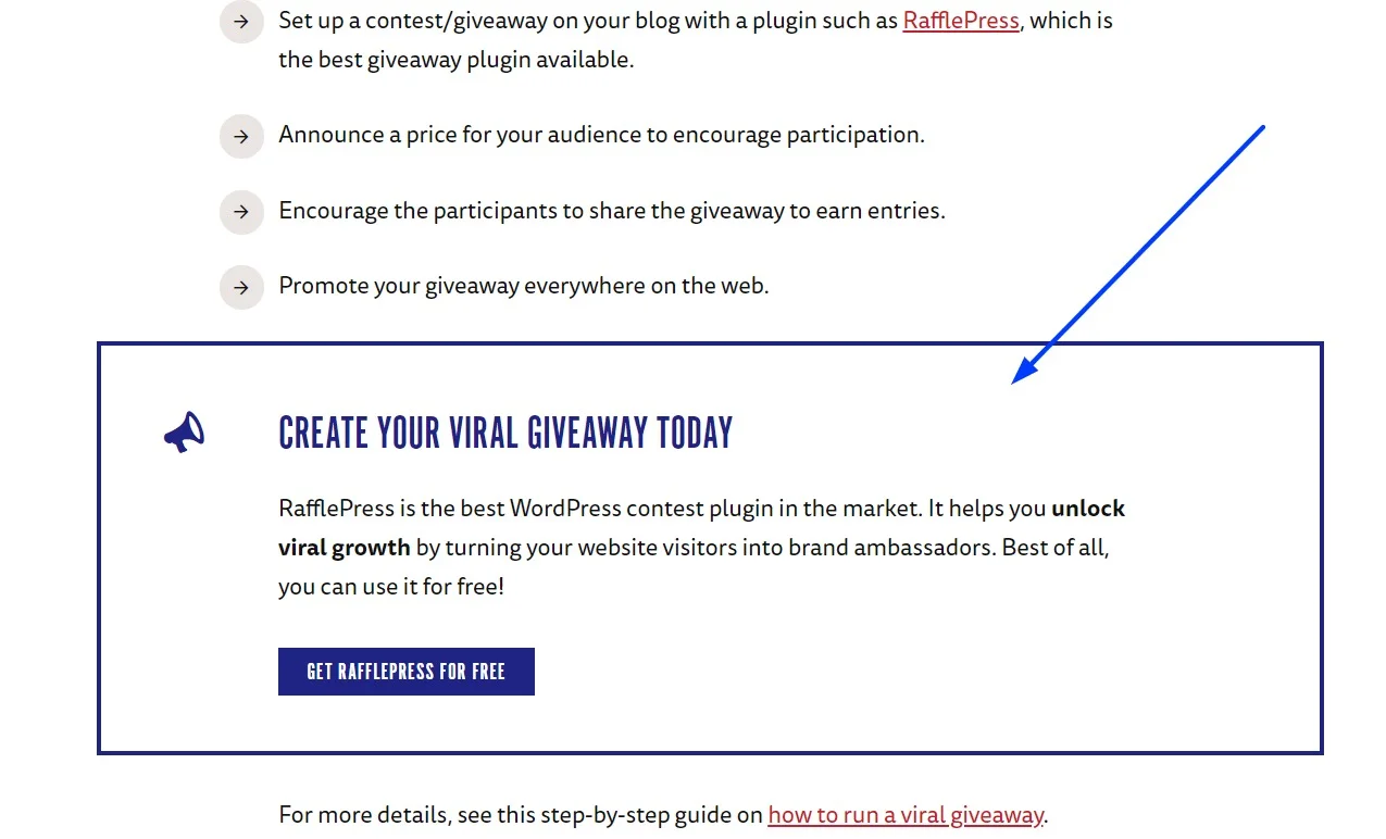 Example of an inline form with an embedded sign-up
