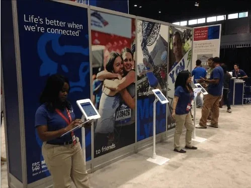 Registration via tablets