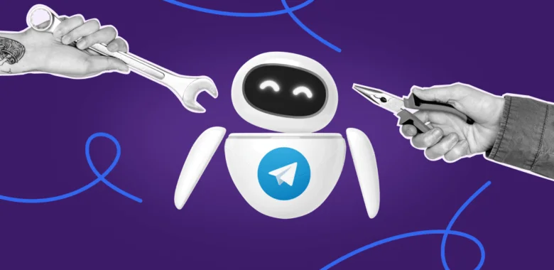 Cover image for an article on how to create a bot in Telegram