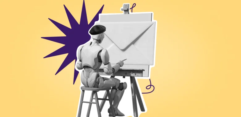 Cover image for an article on how real email marketers use AI email generation