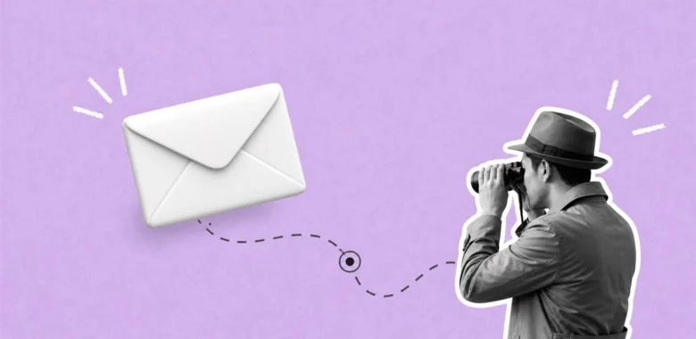 Best email tracking tool cover with envelope, tracking route, and observer