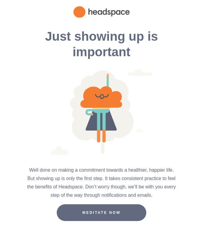 message from Headspace