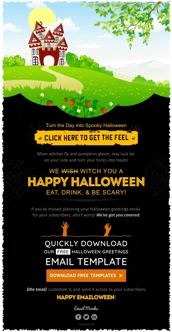 Halloween Email by EmailMonks
