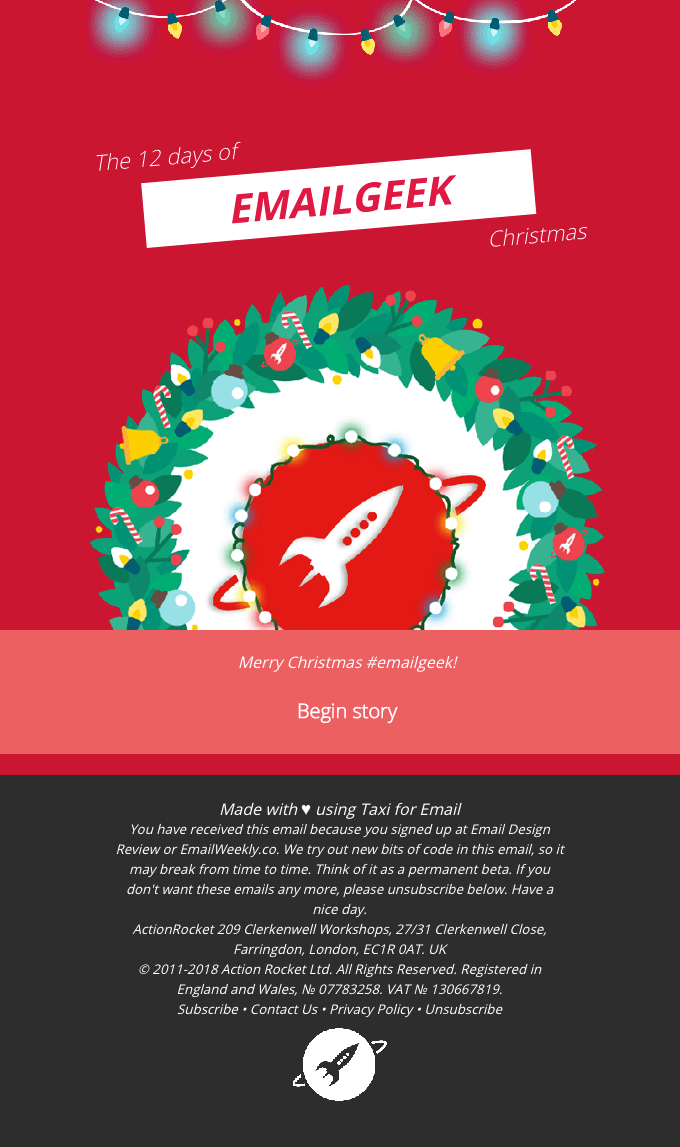 Christmas Email Template by EmailGeek