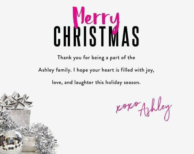 Christmas Email by Ashley