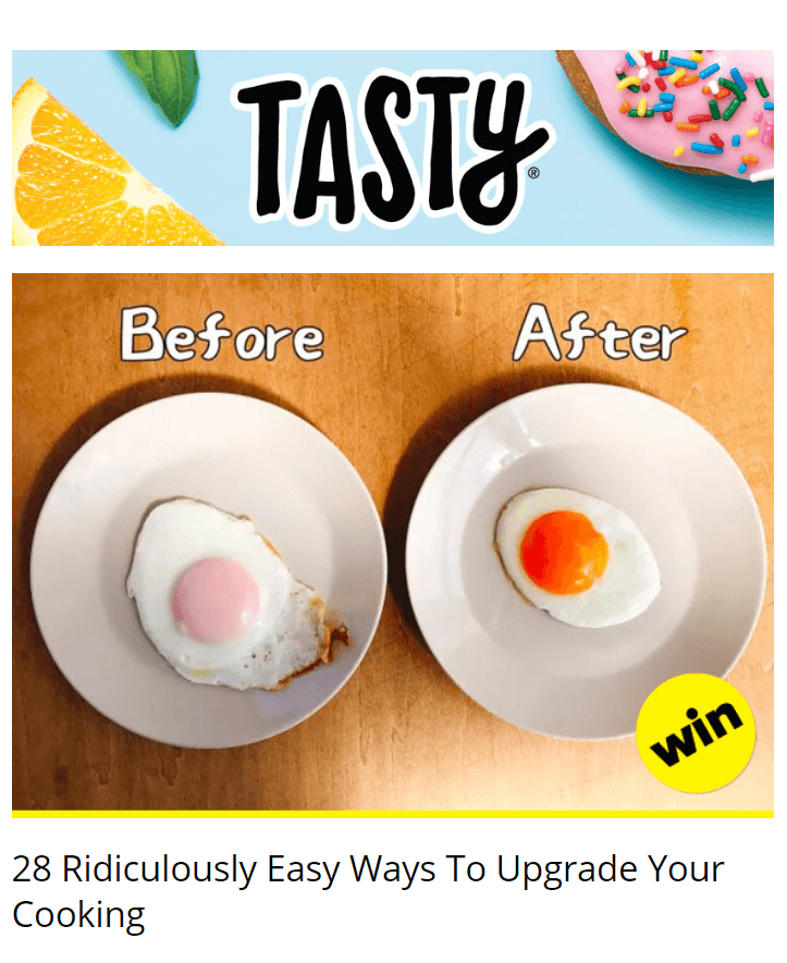 Example of Email Campaign by Buzzfeed