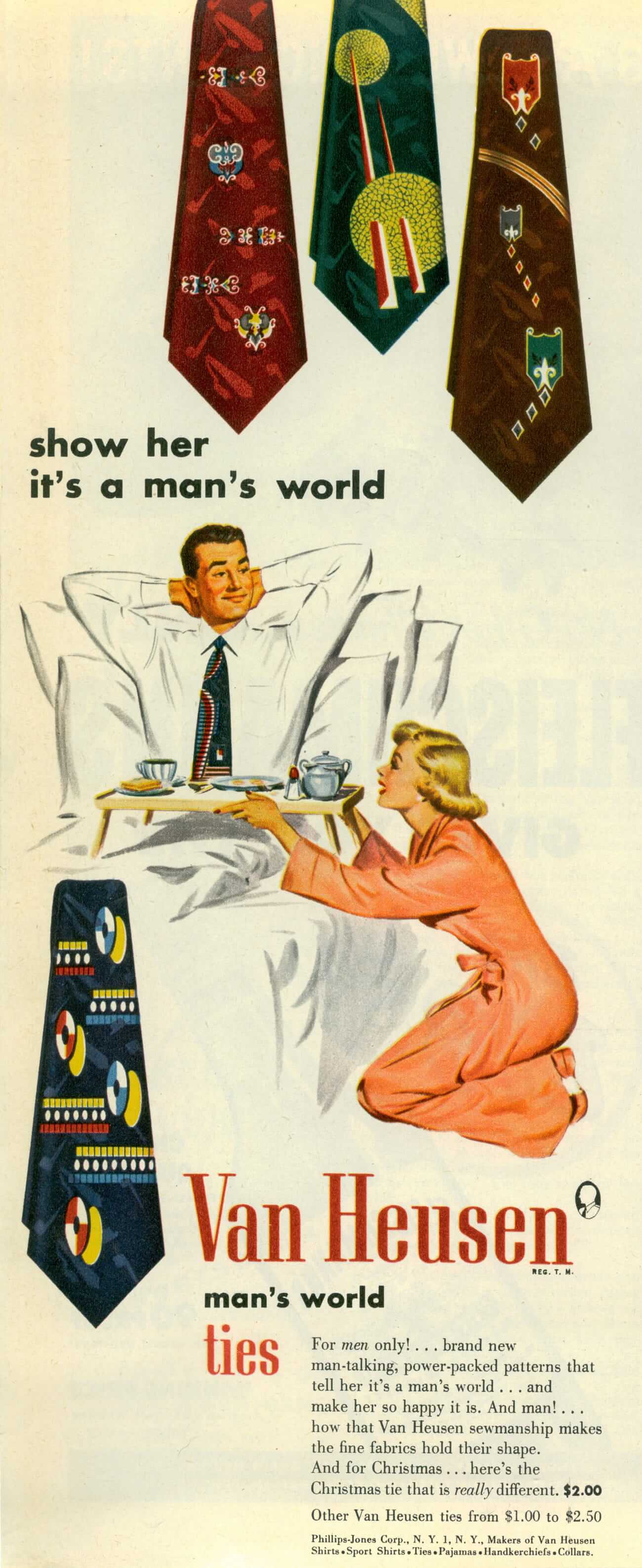 Ad design in 50s