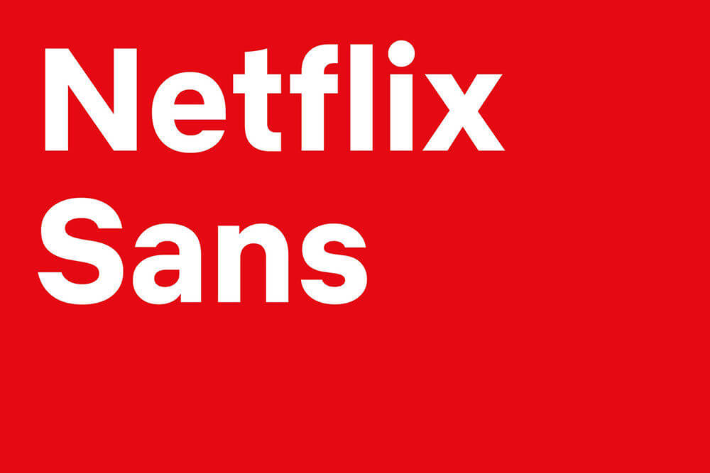 Custom font from Netflix