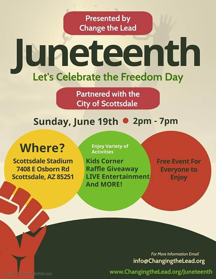 Annual Juneteenth celebration email