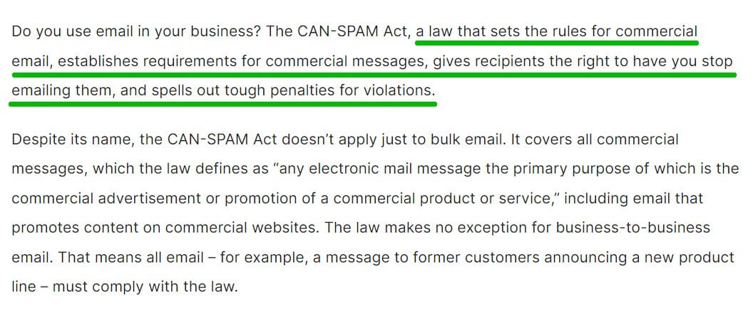 Understanding the CAN-SPAM Act