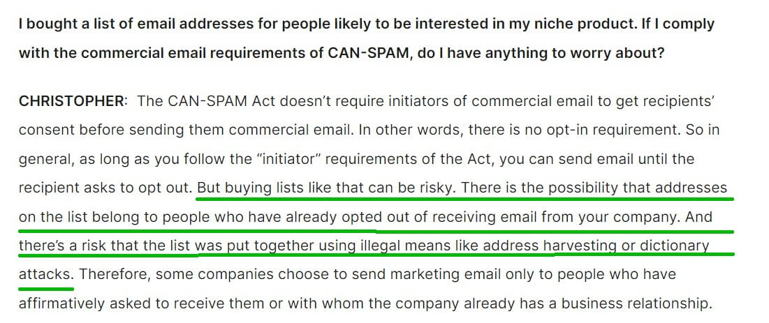 Penalties for violating the CAN-SPAM Act