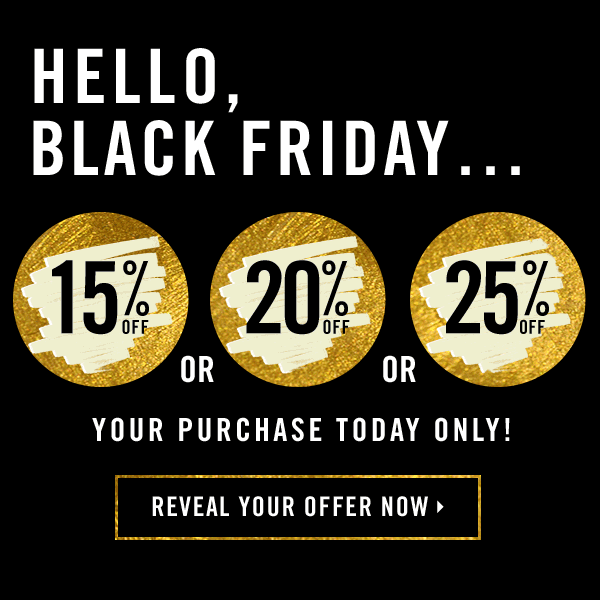 Black Friday email from Forever21 with scratch-off discount GIFs