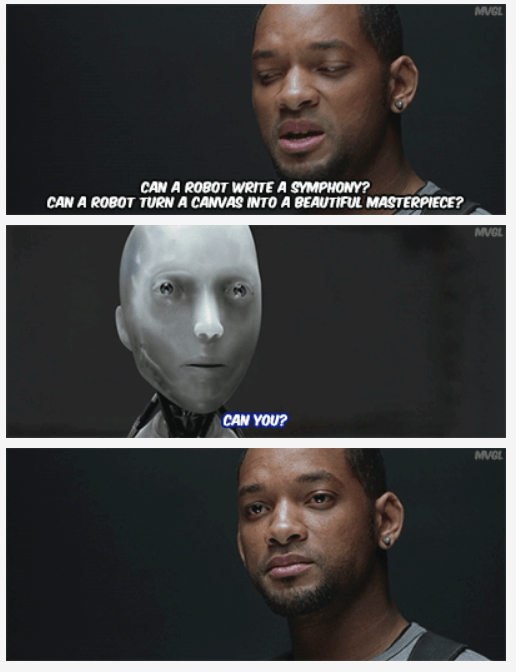Will Smith – I, Robot meme