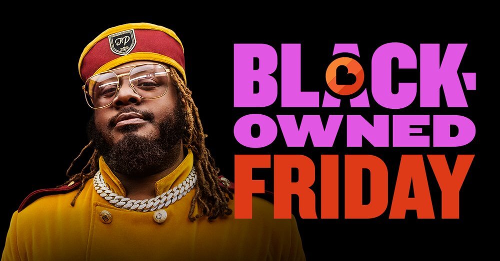 Black Owned Friday banner by Google