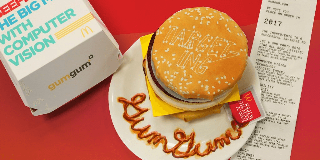GumGum's burger kit for McDonald's