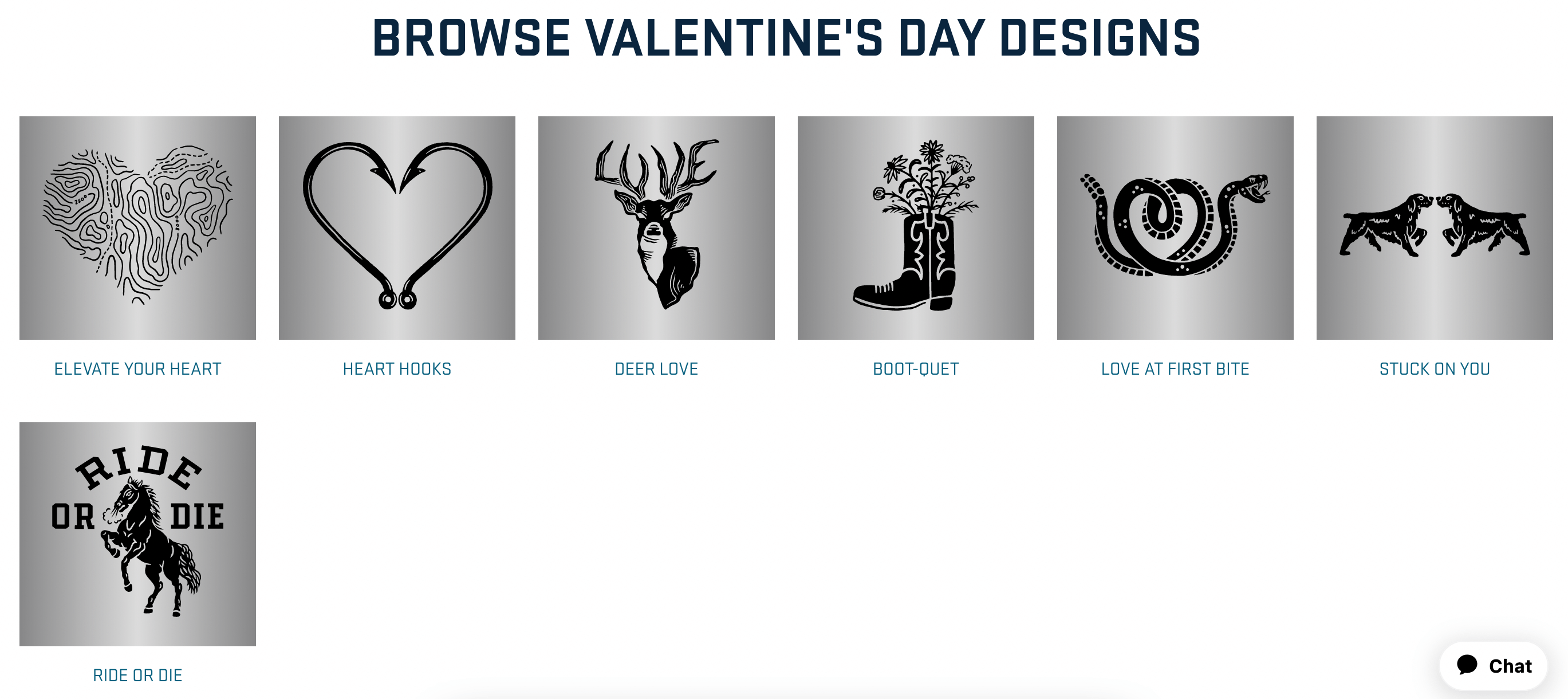Examples of Yeti Valentine’s Day designs