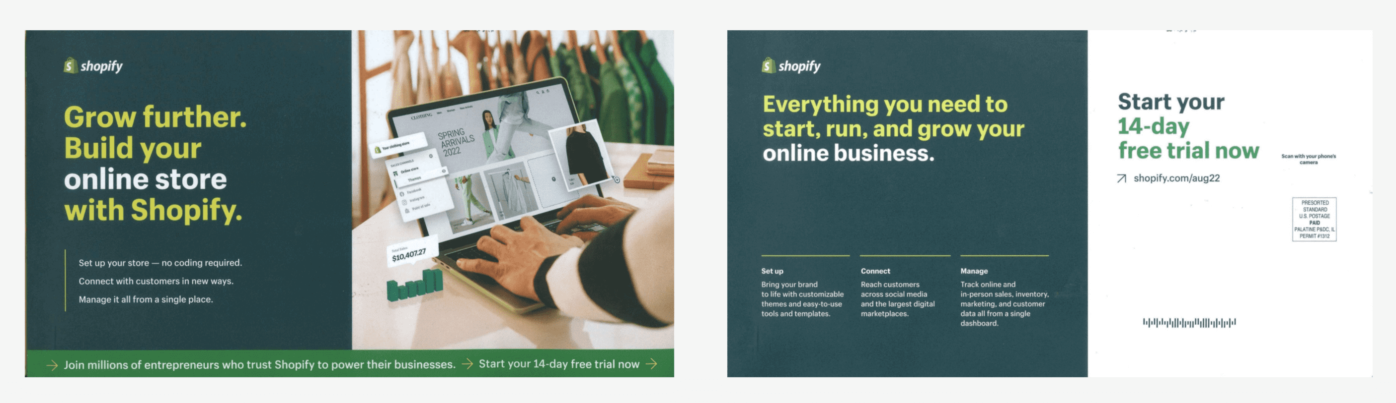 A Shopify direct mail example