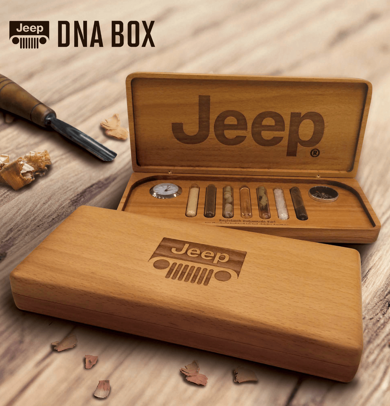 Jeep DNA box direct mail campaign