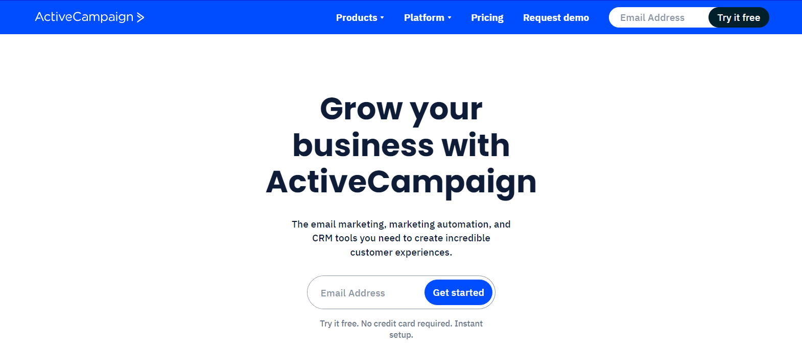 ActiveCampaign offers email marketing, automation, CRM tools, and more