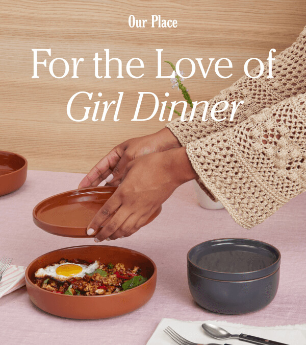 A part of a promotional email with a reference to the “girl dinner” TikTok trend